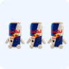 Red Bull Plush 3PCS