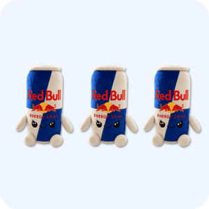 Red Bull Plush 3PCS
