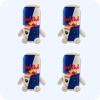 Red Bull Plush 4PCS